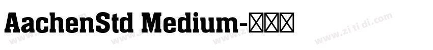 AachenStd Medium字体转换